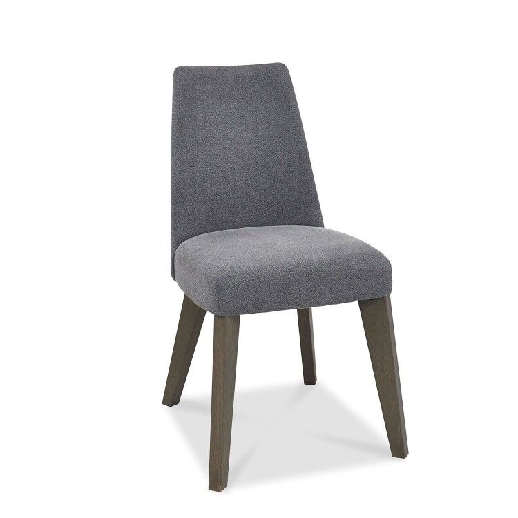 Cadell Oak Furniture Slate Blue Upholstered Dining Chair Pair Cadell Oak Furniture Slate Blue Upholstered Dining Chair Pair