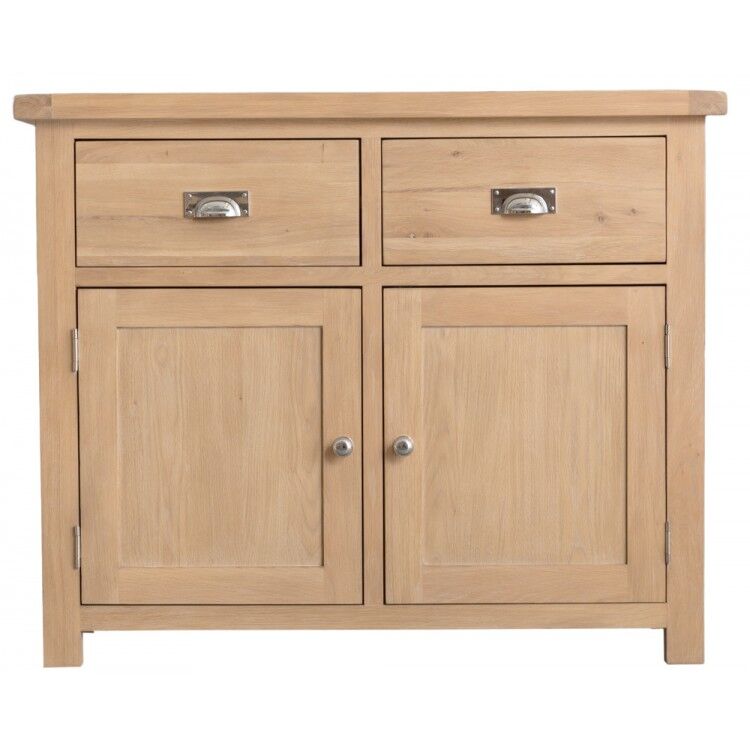 Langham Lime Washed Oak 2 Door 2 Drawer Sideboard | Oak ...