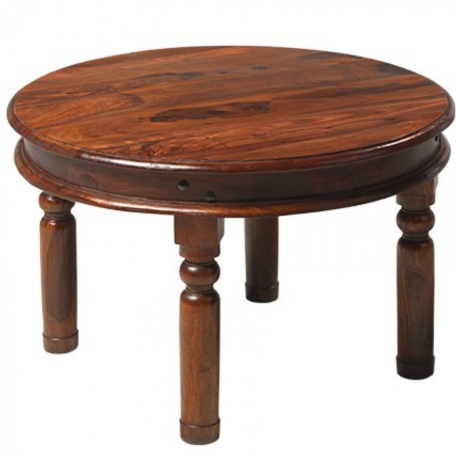 Kanpur Indian Sheesham Round Coffee Table - 70cm | Oak ...