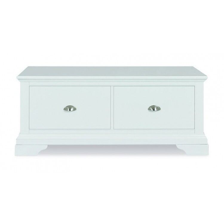 Bentley Designs Hampstead White Painted Furniture Blanket Box Bentley Designs Hampstead White Painted Furniture Blanket Box